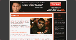 Desktop Screenshot of johnnychan-poker.com